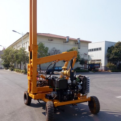 Highroad Guardrail Vibrating Post Hydraulic pile driver