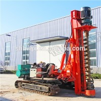 diesel engine pile driver crawler type screw pile driver small piling machine for sale