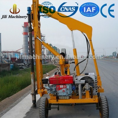 2016 Hydraulic solar post driving pile drilling equipment