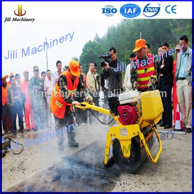 China Tandem Roller 800Kg Walk Behind Hand Mini Small Steel Road Roller