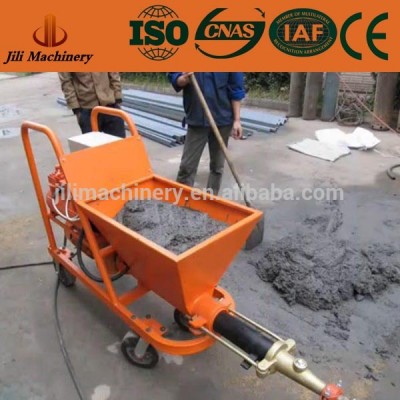 Wet mixed sand cement mortar pump plaster spraying machine