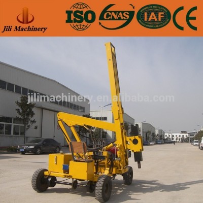 Road Crash Barrier Post Hydraulic Hammer Mini Pile Driver